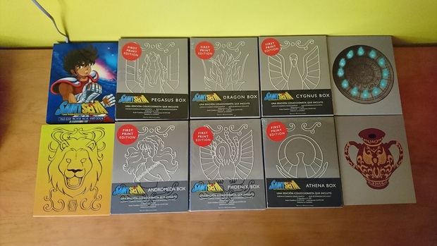 "Saint Seiya" all BOXES completando!! la serie