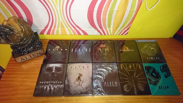 Colección de mis steels de la saga ALIEN ¡reunidos! :D