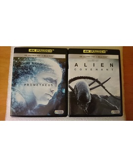Mis compras 4k Prometheus y Alien Covenant