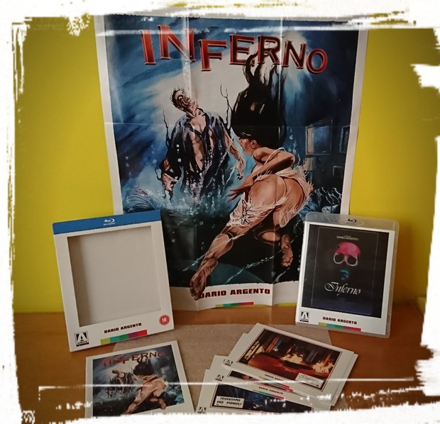 DARIO ARGENTO INFERNO UNCUT 30th ANNIVERSARY BLU RAY DVD POSTER POSTCARD 4 ARROW
