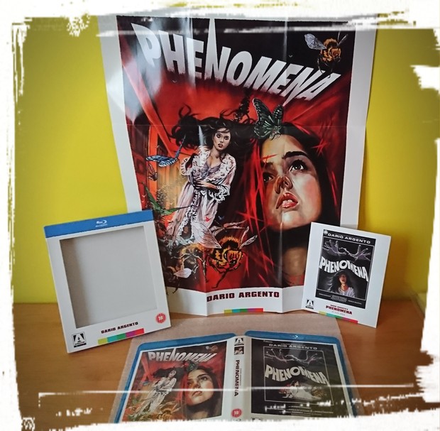PHENOMENA "CREEPS" DARIO ARGENTO LIMITED EDITION ARROW POSTER 4 SLEEVES BOOKLET