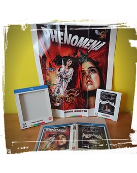 PHENOMENA "CREEPS" DARIO ARGENTO LIMITED EDITION ARROW POSTER 4 SLEEVES BOOKLET