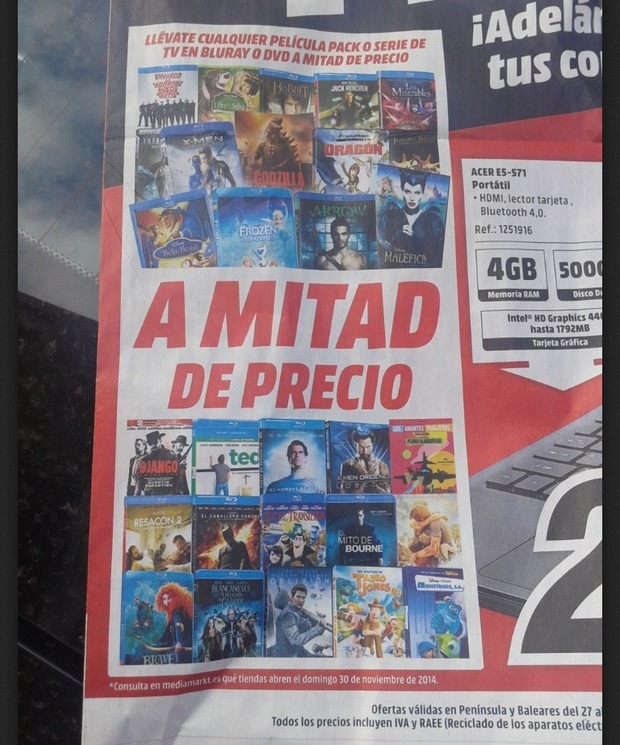 Folleto black friday 2014.