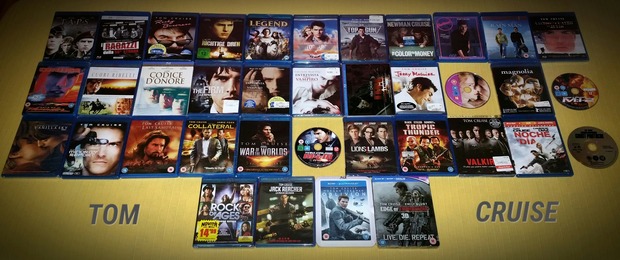 Ahora si,colección completa Tom Cruise. 