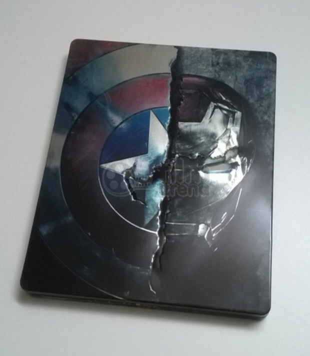 Imagen real steelbook Capitán América CW filmarena.