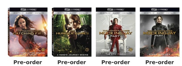 Saga Los Juegos del Hambre en UHD en Amazon.com