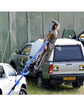 Imagen de rodaje de Maleficent