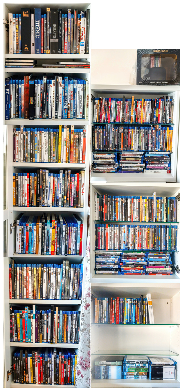 Mi colección a día de hoy. 528 películas.