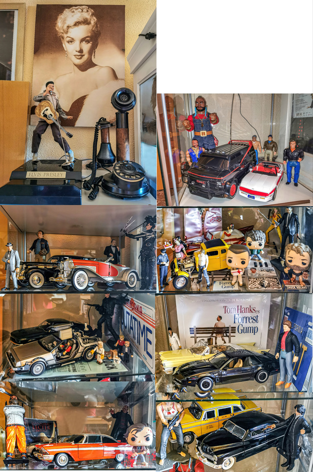 No todo son pelis. Os muestro una de mis vitrinas cinefilas