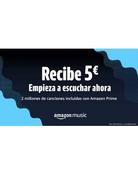 descuento de 5€ con Amazon Prime