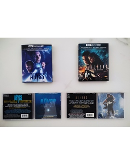 Mis últimas compras abyss y aliens 4kUHD+ blu-ray