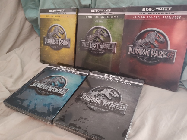 Jurassic park & jurassic World steelbook 4k