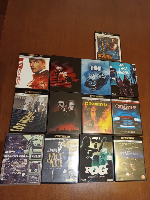 Carpenter y De Palma en 4k 