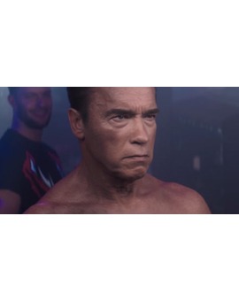 Recreacion de la escena del bart de T2 con arnold para el trailer del videojuego WWE