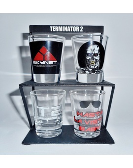 Expositor de mini vasos Terminator 2 - Elaborado por mi