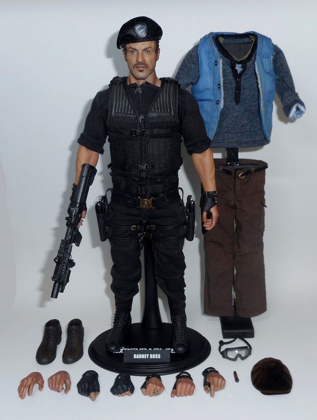 Figura Barney Ross - The Expendables 2 (Hot Toys)