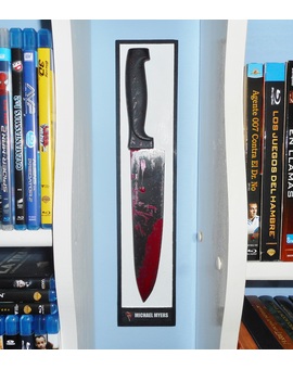 Cuchillo con stand Michael myers: Halloween - Elaborado por mi: