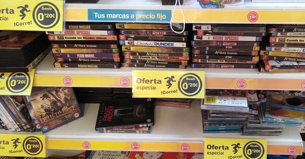 Peliculas en Dealz a 0,20€ (Algunas con castellano)