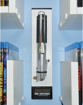 Sable de STAR WARS: Luke Skywalker con stand - Elaborado por mi: