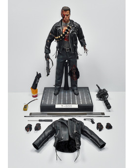 Figura Future Warrior T-800: DX Damage Version - Terminator 2: Judgment Day (Present Toys)
