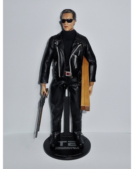 Figura T-800 - Terminator 2: Judgement Day (Sideshow Collectibles) - [Restaurado]