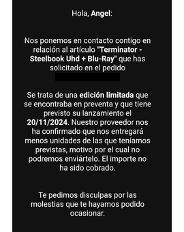 Es el fin ...
