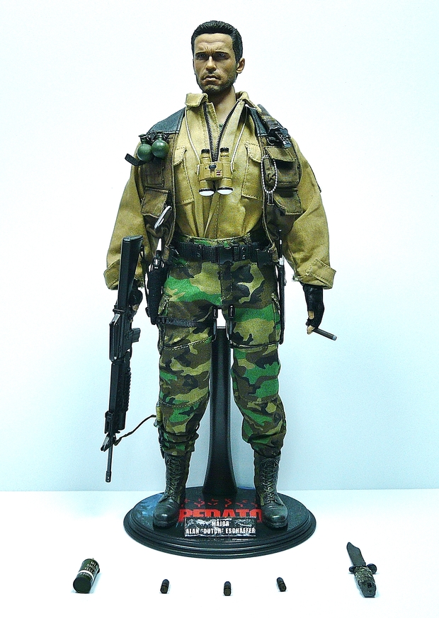Figura Major Alan Dutch - Predator (Hot Toys)