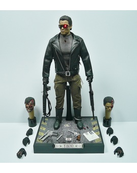 Figura Future Warrior T-800: Damage Version - The Terminator (Present Toys)
