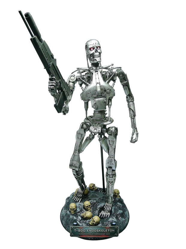 Figura T-800 Endoskeleton: Neca 1/4 - Terminator 2: Judgment Day (Restaurada y Customizada por mi)
