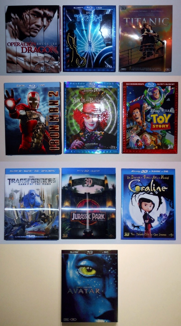 Mi TOP 10 slipcover Blu-Ray: 