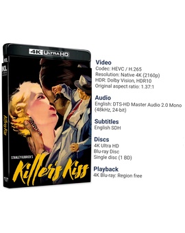 El beso del asesino Stanley Kubrick 4K