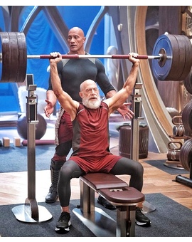 The Rock entrena a J.K.Simmons 