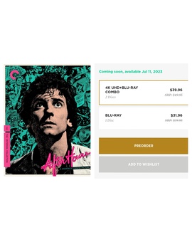 "Jo,¡qué noche!" (1985) próxima novedad Criterion 