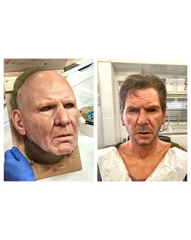 las máscaras de los dobles de Harrison Ford 