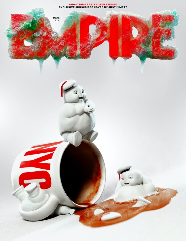 "Ghostbusters: Frozen Empire" portada exclusiva para la revista Empire Magazine
