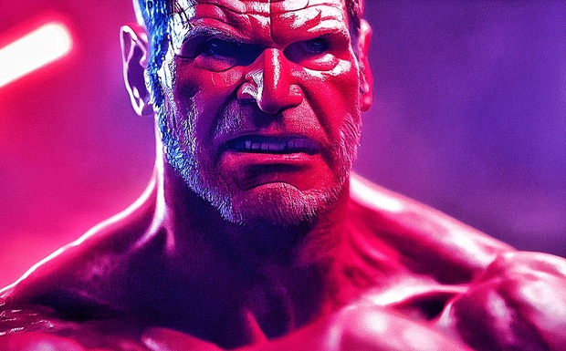 Harrison Ford como Hulk Rojo 