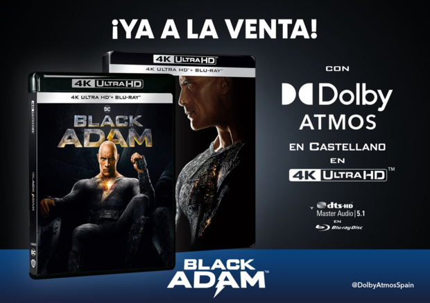 Anuncio Black Adam en Atmos castellano