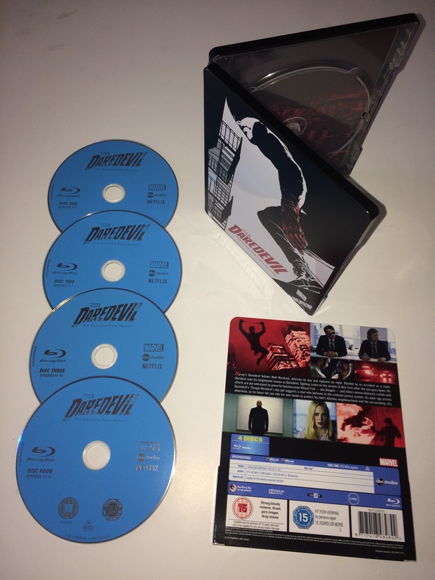 DAREDEVIL (Serie TV) TEMPORADA 1 Steelbook Zavvi Bluray Exclusivo