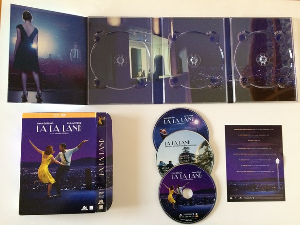 LA LA LAND (La Ciudad de las Estrellas) DIGIPAK Francés BD+DVD+CD