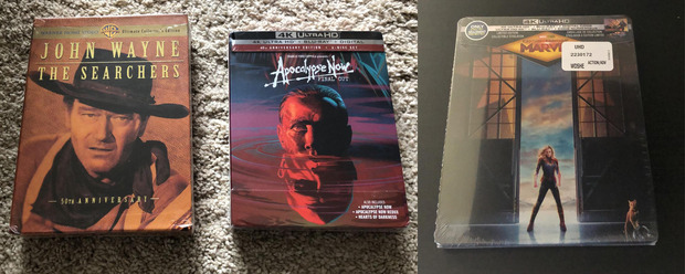 Apocalypse Now Digipak Usa + Capitana Marvel Steel 4K + Centauros del Desierto Coleccionista