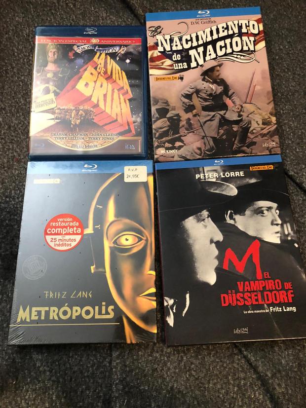 Digipaks "Orígenes del Cine" (por fin Metropolis!!!) + La Vida de Brian