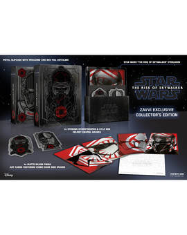 Star Wars: The Rise of Skywalker - ZAVVI STEELBOOK EXCLUSIVO LIMITADO 3D