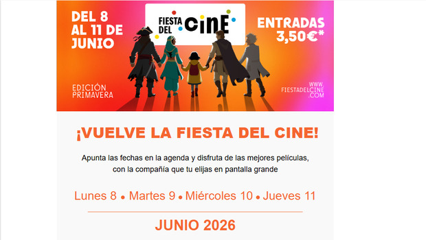 FIESTA DEL CINE _ 8-11 JUNIO - 3,50 €