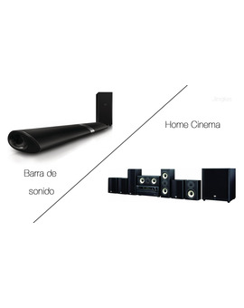 Barra de sonido o Home Cinema . Recomendaciones