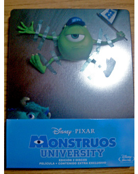 Caratula Steelbook Monstruos University (siento mala calidad)