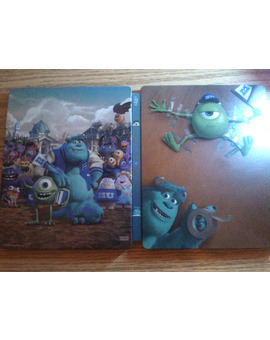 Caratulas y lomo Steelbook Monstruos University (y última)