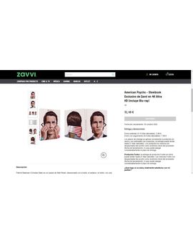 ¿Steelbook de American Psycho en Zavvi?