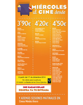 CINESA: Miercoles al Cine