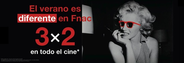 3x2 Fnac.es hasta 31 de Agosto