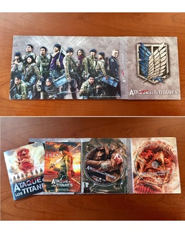Fotos del Digipack de Ataque a los Titanes